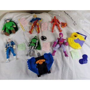 FANTASTIC FOUR Figure Lot of 6 NEAR MINT Human Torch Mr Fantastic Moleman Doom